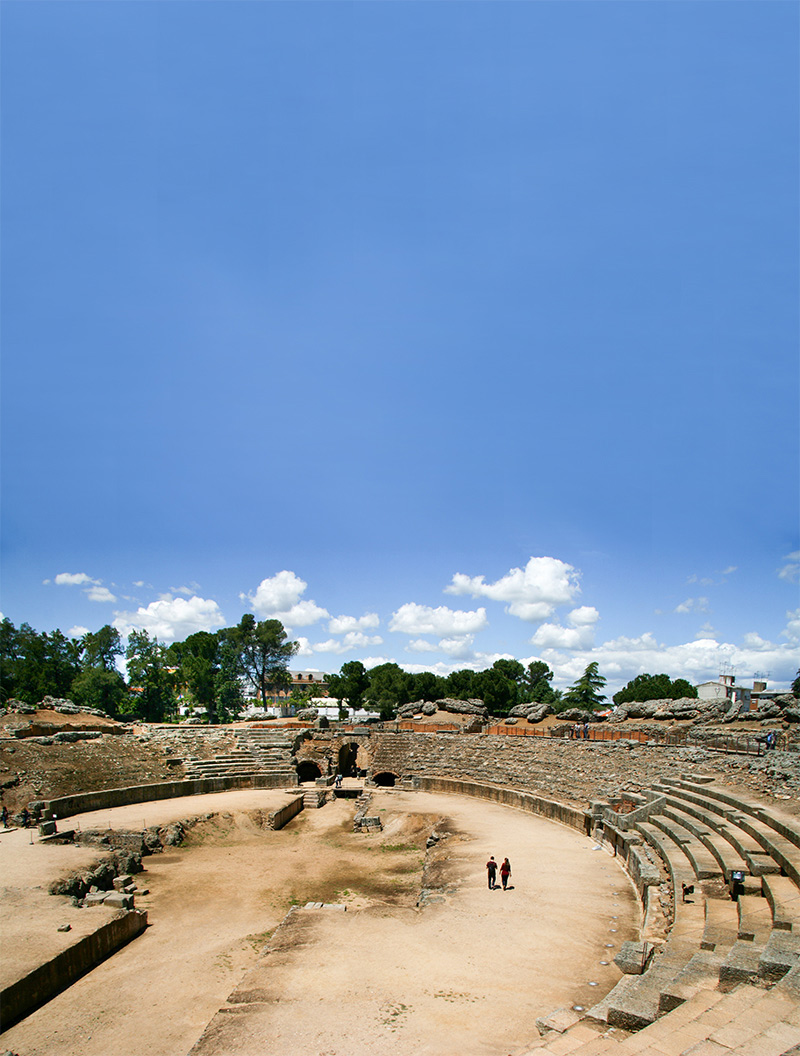 Teatro romano de Mérida, la ruta de la Plata